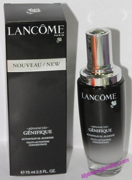 chanel blue serum vs lancome advance genefique|lancome advanced geneifique reviews.